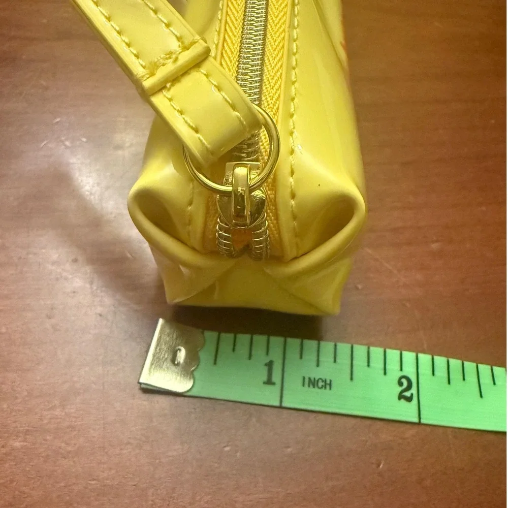 e.l.f. You Butter Work lippie bag charm yellow stick NEW mini makeup pouch - Picture 8 of 8